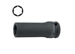 [101187071002] KOKEN NO.14305M-9 1/2&quot;Dr. Deep Impact Socket 9mm. 12P ลูกบ๊อกซ์ลม ยาว (มิล)