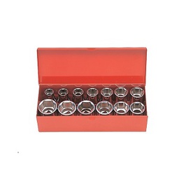 [101147071006] ชุดบ็อกซ์ 6P KOKEN NO.4252HM 1/2&quot;Dr. Set Socket in Metal Box Size 10-22mm. (13pcs/set)