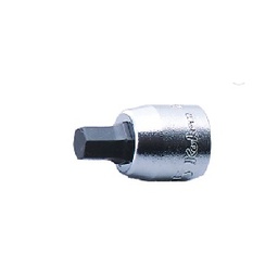 [101055071001] บ็อกซ์เดือยโผล่หกเหลี่ยม KOKEN NO.2010M-L25-2.5 1/4&quot;Dr. Index Bit Socket, L 25mm., 2.5mm