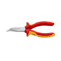 [104003345045] KNIPEX NO.25 26 160 Insulate Angle Snipe Nose Side Cutting Pliers VDE 1000 volt (160mm.)