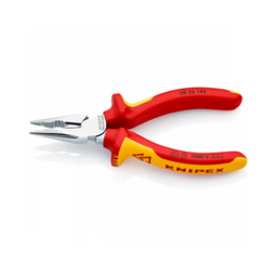 [104002345003] KNIPEX NO.08 26 145 Needle-Nose Combination Pliers, 145mm.