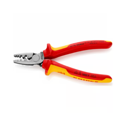 [104014345091] KNIPEX NO.97 78 180 Crimping Pliers for end sleeves (ferrules), Size 180mm.