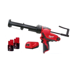 [201017862023] ปืนยิงซิลิโคนไร้สาย MILWAUKEE NO.M12PCG/310C-202C Caulking Gun (Charger ,2 Battery)