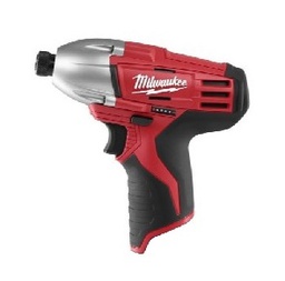 [201017862039] สว่านไขควงไร้สาย (ตัวเปล่า) MILWAUKEE NO.C12ID-00 M12 impact driver Hex 6.3mm. 12V