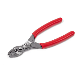 [104013115024] SNAP-ON NO.PWCS7ACF 7&quot; Wire Stripper/ Cutter/ Crimper (Red)