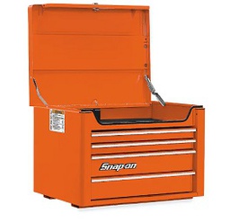 [719004115103] SNAP-ON NO.KRA4014EPJK Top Chest 4 Drawers Electric Orange