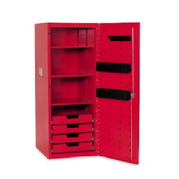 [719008115169] SNAP-ON NO.KRL1012BPBO Locker 4 drawers/3 shelves Red