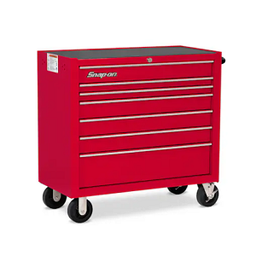 [719004115011] SNAP-ON NO.KRL756CPBO (KRL756BPBO) Roll Cab Single Bank, 7 Drawers, Red