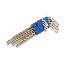 [102050115167] SNAP-ON NO.AWMG9-1 Gold L-Shaped Metric Hex Wrench 1.5mm., 9pcs.