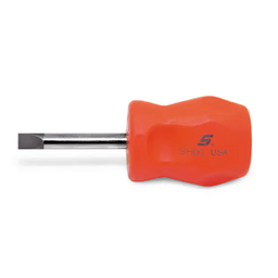 [103001115002] SNAP-ON NO.SHD1O Screwdriver Flat Tip Instinct Hard Handle Orange .040&quot;