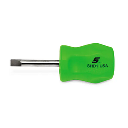 [103001115003] SNAP-ON NO.SHD1G Screwdriver Flat Tip Instinct Hard Handle Green .040&quot;