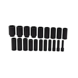 [101147115038] SNAP-ON NO.320SIM Set Socket Impact Deep 6P (20 pcs.) (3/8&quot; to 1 9/16&quot;)