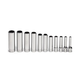 [101074115027] SNAP-ON No.211SFY 3/8&quot;Dr. Set Socket Deep 12P (11pcs.) (1/4&quot; to 7/8&quot;)