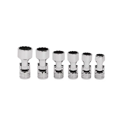 [101074115032] SNAP-ON NO.206FUA Set Socket Universal Shallow 12P (6pcs.) (7/16&quot; to 3/4&quot;)