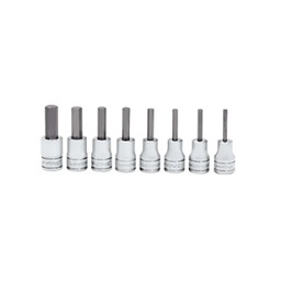 [101074115039] SNAP-ON NO.208EFAY Set Socket Driver Hex Standard 1/8&quot; to 3/8&quot; (8 pcs.)