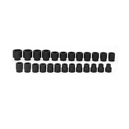 [101074115088] SNAP-ON NO.425IMM 3/4&quot;Drive Metric 6P Flank Drive(R) Shallow Impact Socket Set 25pcs.