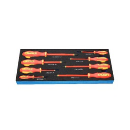 [101001012050] BLUE-POINT No.BPS23A VDE Screwdriver Set , (0×60, 1×80, 2×100, 3×15 ,2.5×75, 4×100, 5.5×125, 6.5×15)