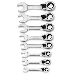 [102050012007] BLUE-POINT NO.BOERS708 Set Wrench Ratcheting Box/Open End Short 12˚Offset (8pcs.)