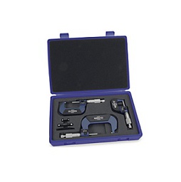 [401001012001] BLUE-POINT NO.MIC103B (MIC103A) Set Micrometer Digital SAE (3pcs.) (1 2 and 3)