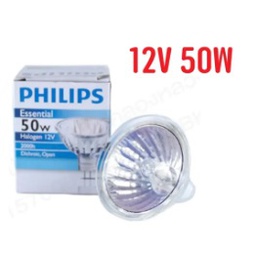 [E06159] หลอดฮาโลเจน PHILIPS No.MR-16 Essential Halogen Lamp GU 5.3 , 12V 50W Close