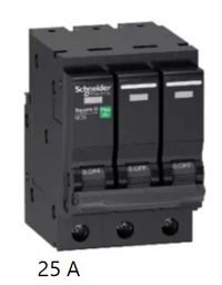 [E07901] เซอร์กิตเบรคเกอร์ SCHNEIDER NO.QO325 VSC 6T Circuit breaker , 3P 25A