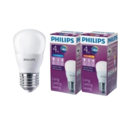 [E17027] หลอดแอลอีดี PHILIP LED BULB 4-40W E27 6500K 230V P45 Daylight