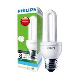 [E07016] หลอดตะเกียบ ซุปเปอร์คุ้ม PHILIPS ESSENTIAL 8W E27 Warmwhite