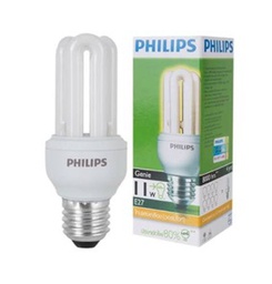 [E07023] หลอดตะเกียบ ซุปเปอร์คุ้ม PHILIPS ESSENTIAL , 18W E27 Warmwhite