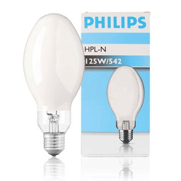 [E07168] หลอดเมอร์คิวรี่ความดันสูง ชนิดไม่ใช้บัลลาสต์ PHILIPS ML 250W E27