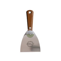 [B00205] เกียงโป๊วสีสแตนเลสด้ามพลาสติก SOLO No.8450 (18152) Stainless steel Scrape with plastic handle , 3&quot;