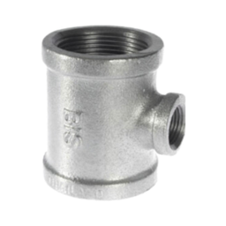 [W10080] สามทางลดเหล็ก Reducing Tees Steel , 2&quot; x 1.1/4&quot;