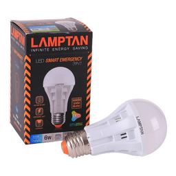 [E18641] หลอดไฟ LAMPTAN No.LED Smart Emergency 3 in 1 Daylight 6 W E27