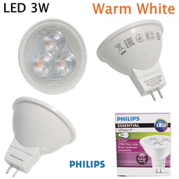 [E18678] หลอดไฟ LED PHILIPS Essential MR16 GU5.3 4W 12V Warmwhite