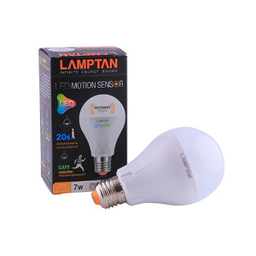 [E18339] หลอดไฟ LAMPTAN LED MOTION SENSOR 7W E27 Warm white 2700K