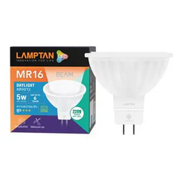 [E18807] หลอดไฟ LAMPTAN No.LED MR16 Comet Beam 220V 5W ,Daylight