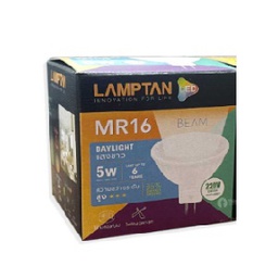 [E18809] หลอดไฟ LAMPTAN No.LED MR16 Comet 220V 5W Daylight