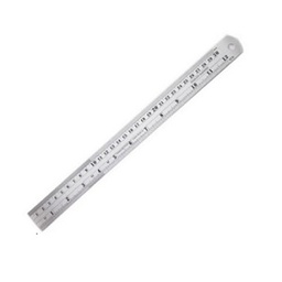 [T15294] ไม้บรรทัดสแตนเลส META Stainless Ruler , 12&quot;